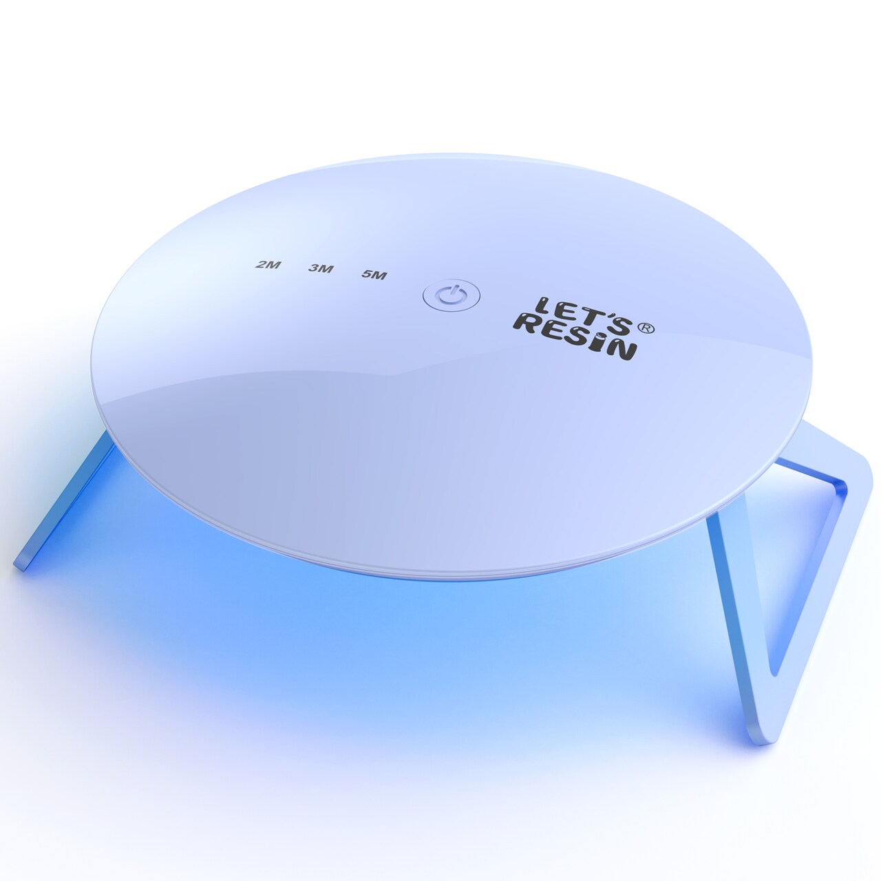 LET'S RESIN UV Light Pro,Longer 2,3,5M Time Setting UV Lamp with Larger Coverage Area and More Concentrated Lights,Portable & Foldable UV Resin Light for Resin Molds, Jewelry Making